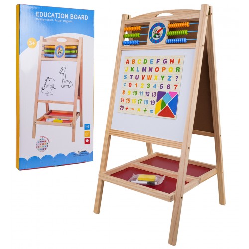 Wooden Board with Abacus + Accessories