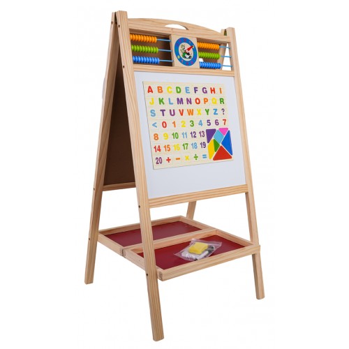 Wooden Board with Abacus + Accessories