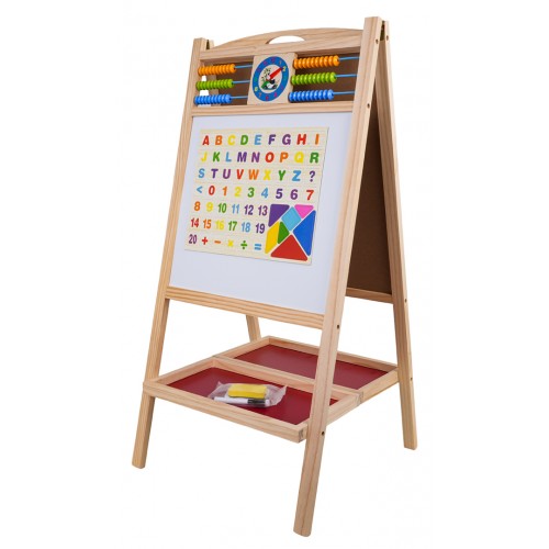 Wooden Board with Abacus + Accessories