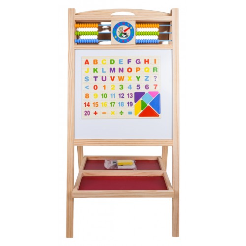 Wooden Board with Abacus + Accessories
