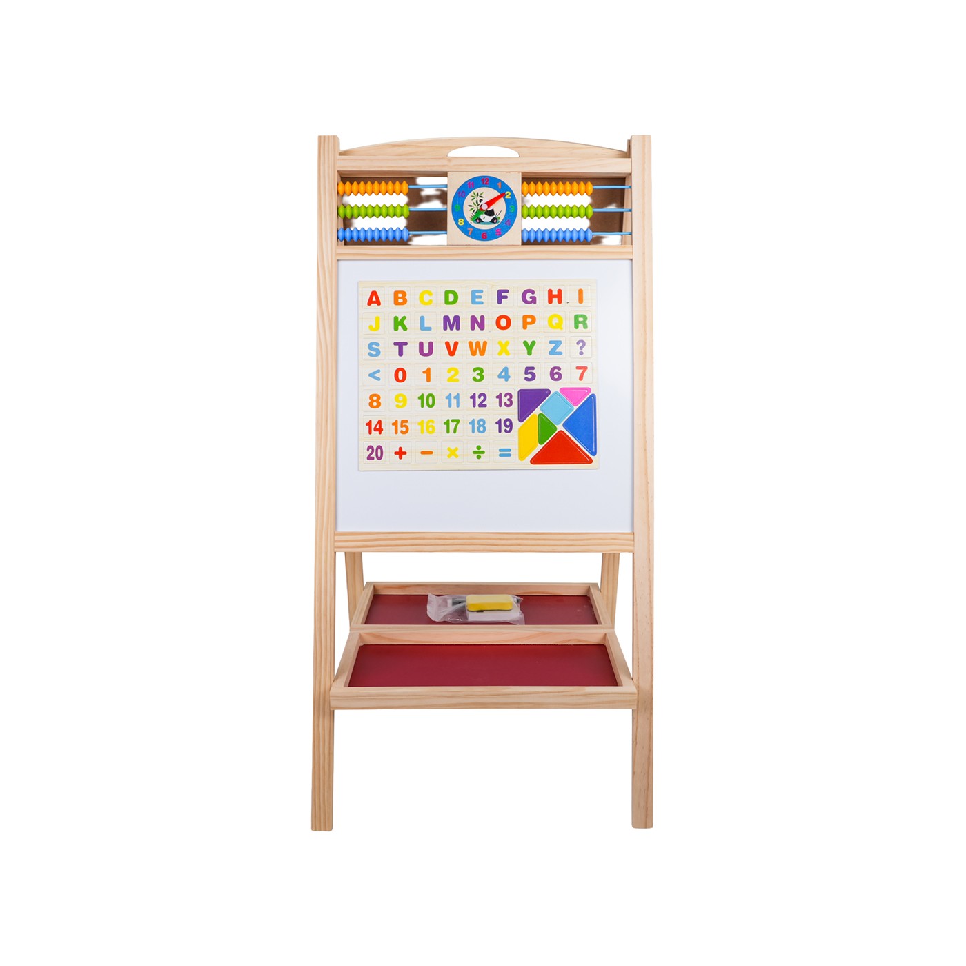 Wooden Board with Abacus + Accessories