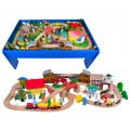 MEGA Wooden Train on the Table