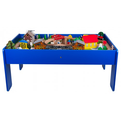 MEGA Wooden Train on the Table