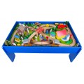 MEGA Wooden Train on the Table