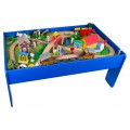 MEGA Wooden Train on the Table