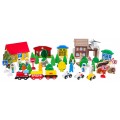 MEGA Wooden Train on the Table