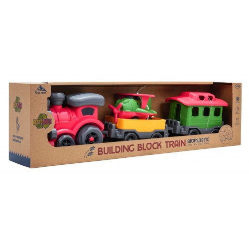 Bioplastic Train + Wagons Set