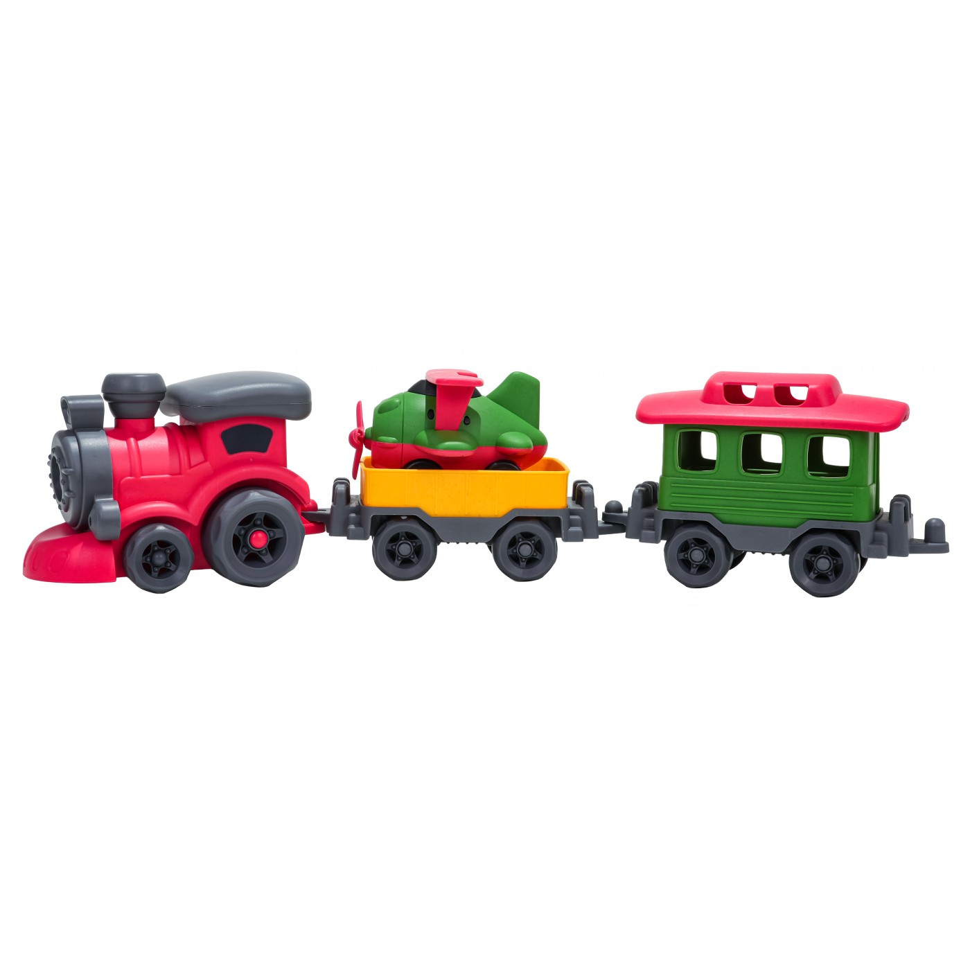 Bioplastic Train + Wagons Set