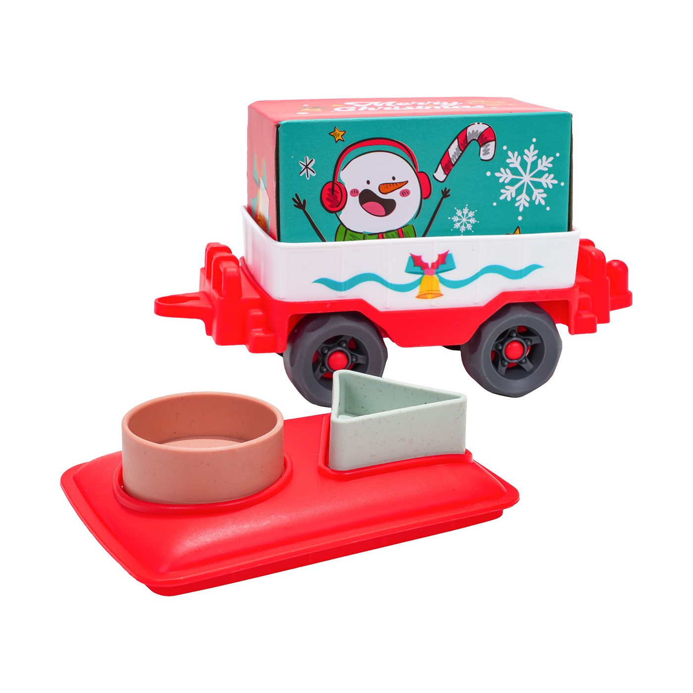 Christmas Train + Wagons Set