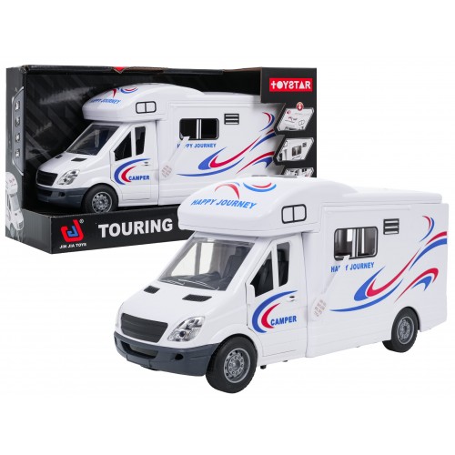 White Camper With Lights and Sound Function
