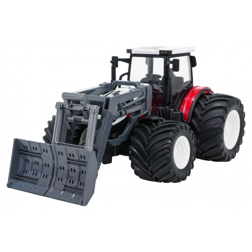 Tractor + Bulldozer R/C 1:24 Red