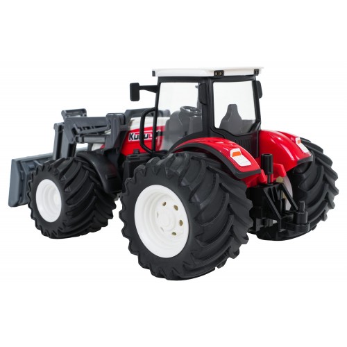 Tractor + Bulldozer R/C 1:24 Red