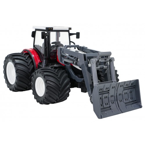 Tractor + Bulldozer R/C 1:24 Red