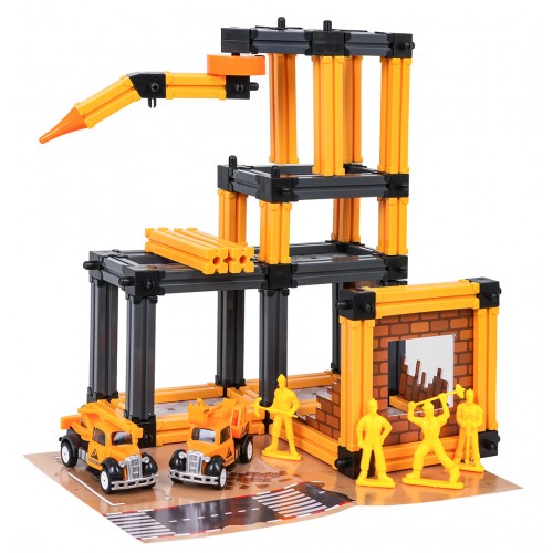 Garage Construction Site Set + Accessories and Figures