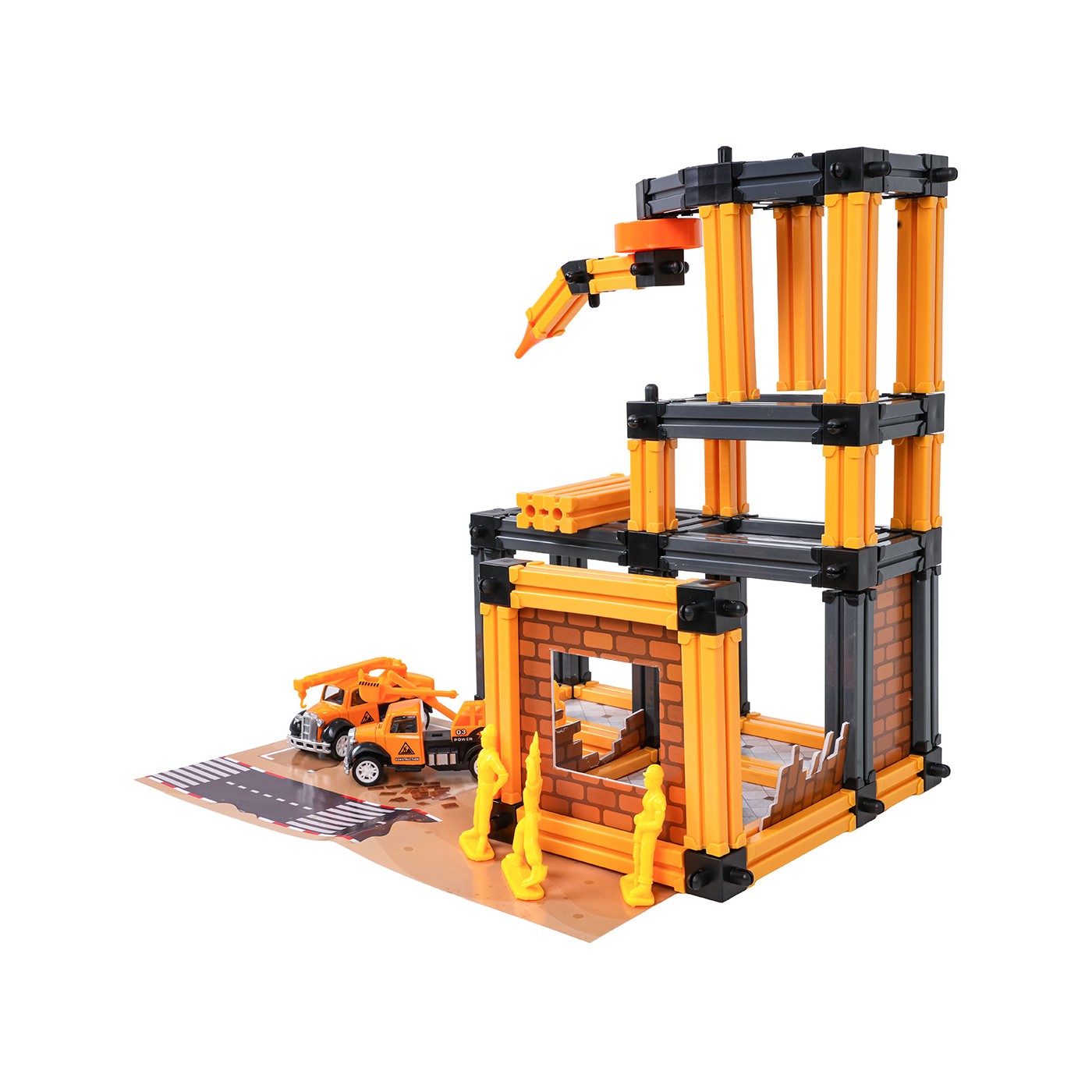 Garage Construction Site Set + Accessories and Figures