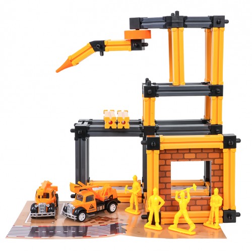 Garage Construction Site Set + Accessories and Figures