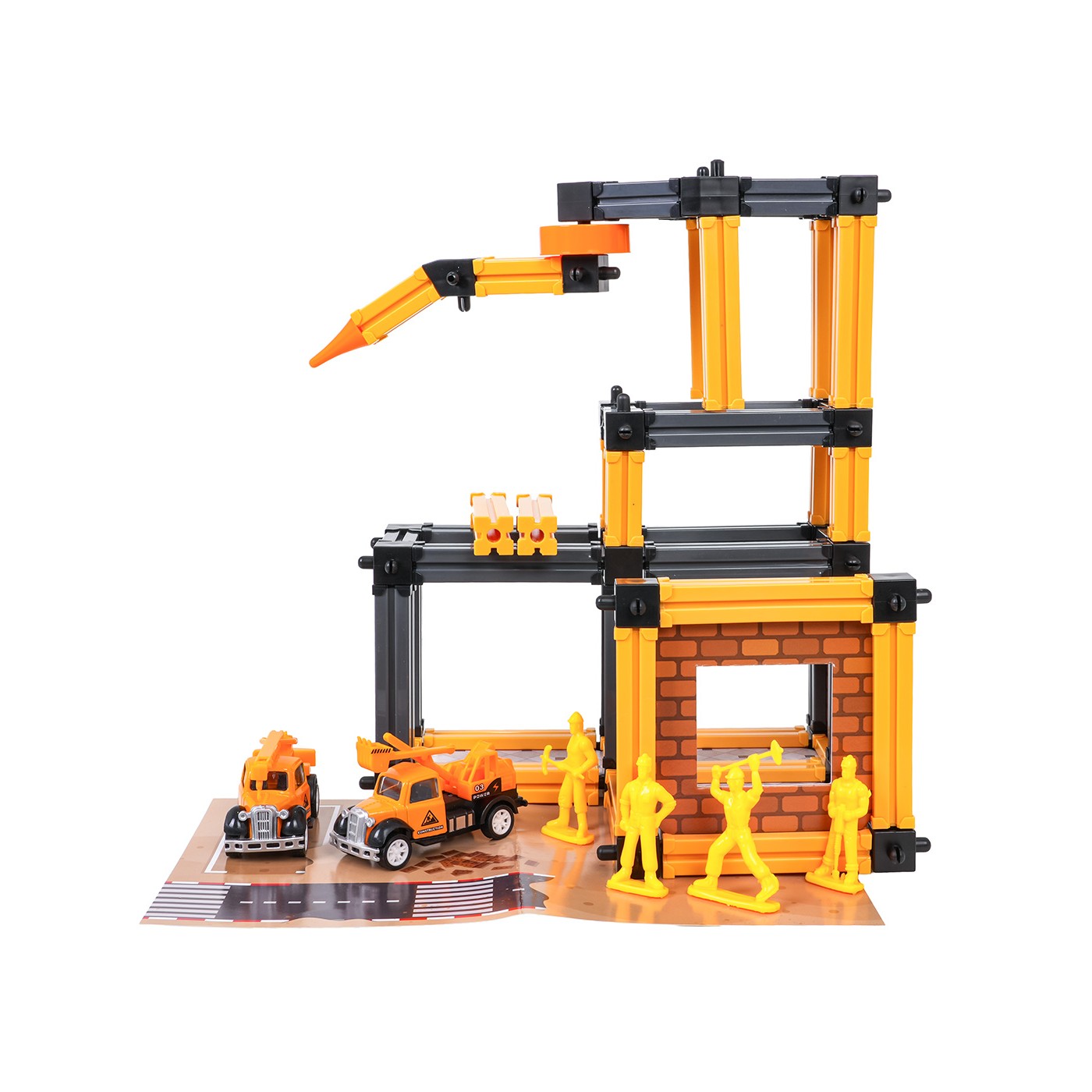 Garage Construction Site Set + Accessories and Figures