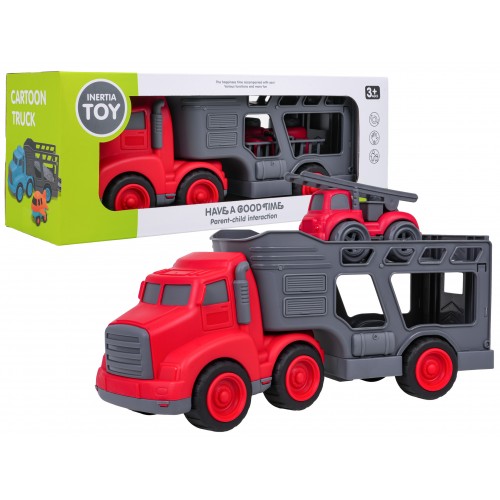 Set of Vehicles: Tow Truck + Fire Trucks