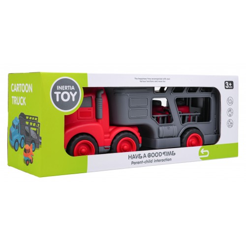 Set of Vehicles: Tow Truck + Fire Trucks