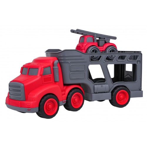 Set of Vehicles: Tow Truck + Fire Trucks