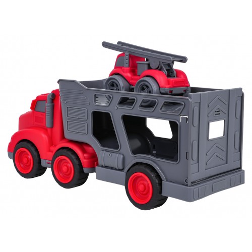Set of Vehicles: Tow Truck + Fire Trucks