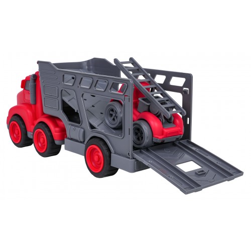 Set of Vehicles: Tow Truck + Fire Trucks