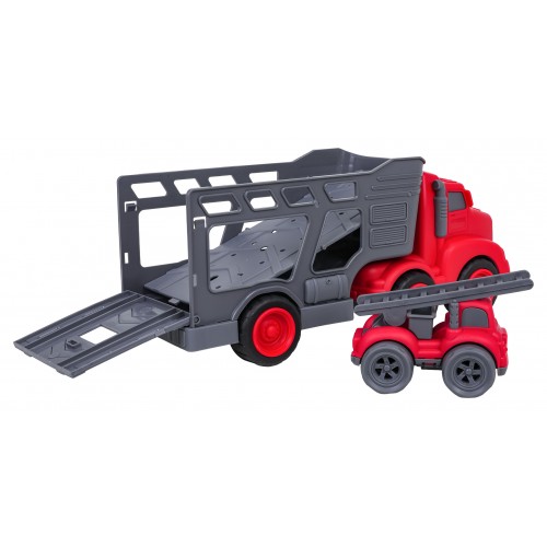 Set of Vehicles: Tow Truck + Fire Trucks