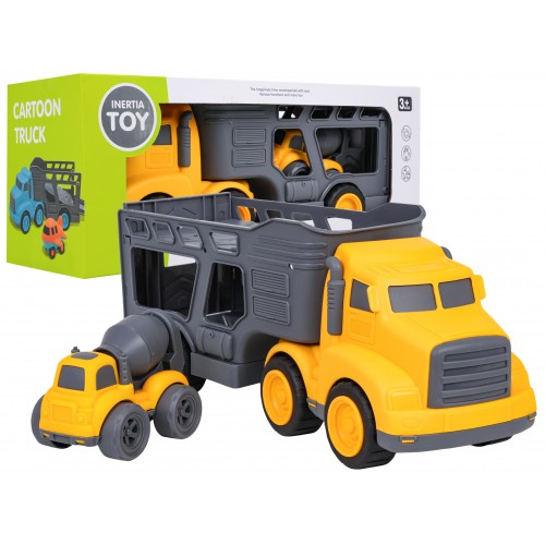 Set of Tow Truck Vehicles + Construction Cars