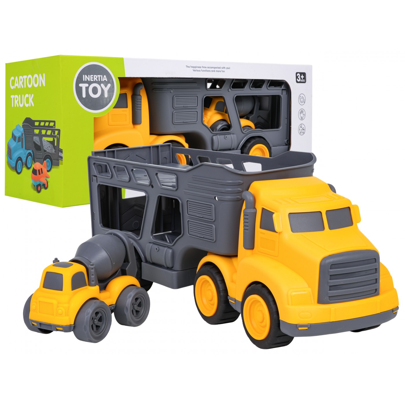 Set of Tow Truck Vehicles + Construction Cars