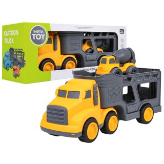 Set of Tow Truck Vehicles + Construction Cars