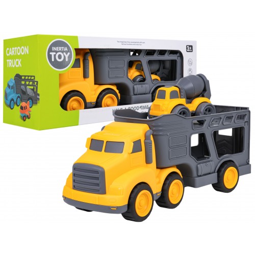 Set of Tow Truck Vehicles + Construction Cars
