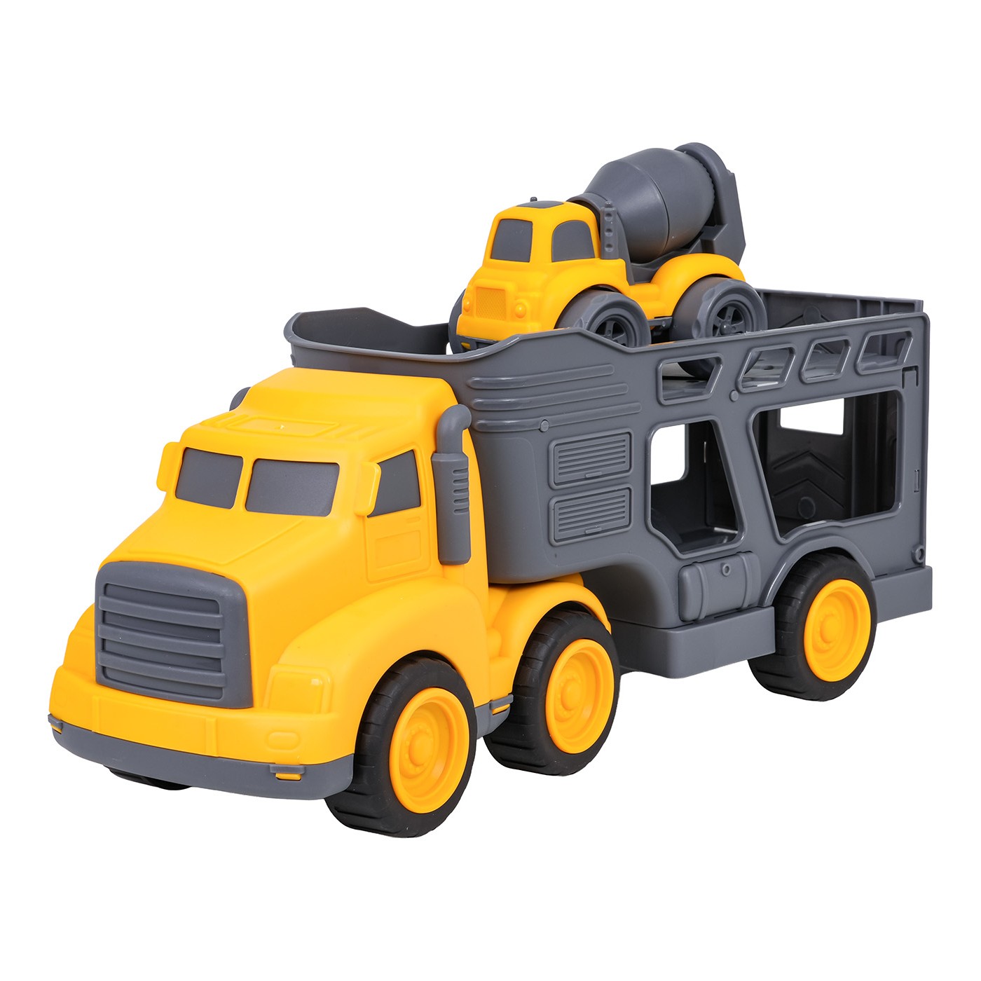 Set of Tow Truck Vehicles + Construction Cars
