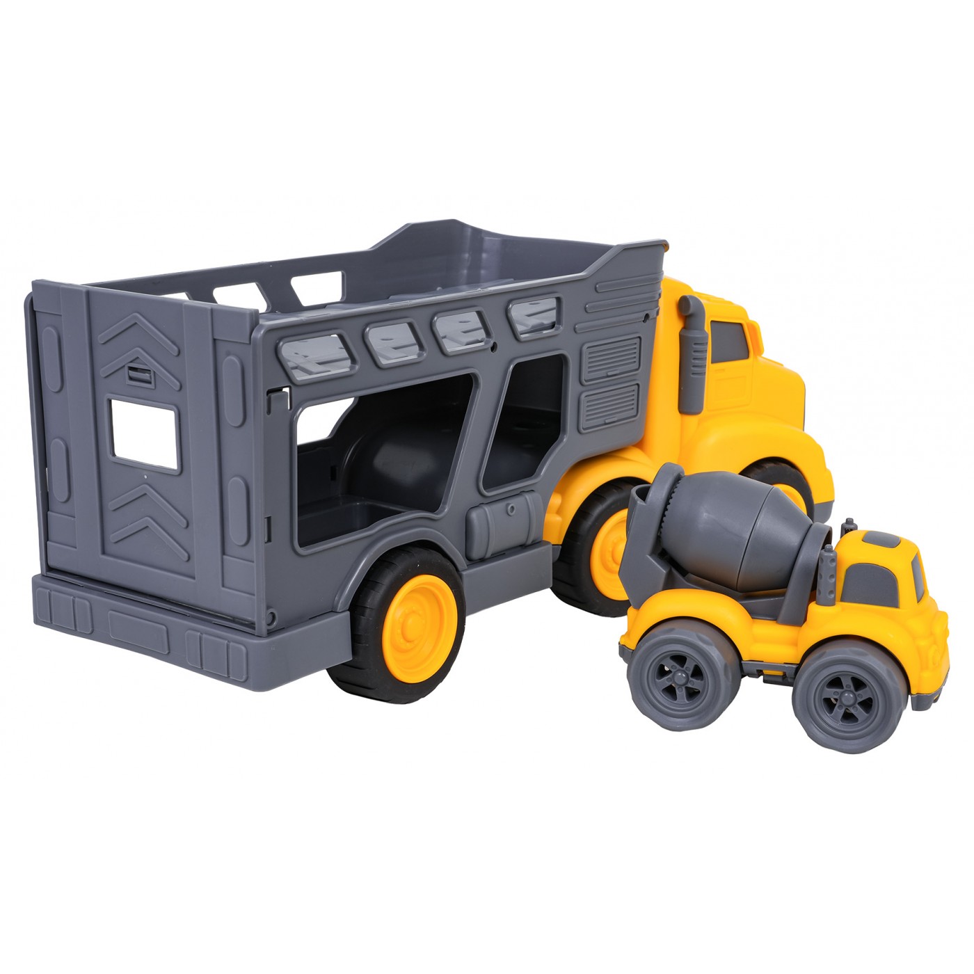 Set of Tow Truck Vehicles + Construction Cars