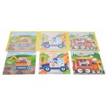 Magnetic Puzzle Vehicles + Booklet