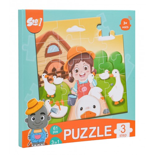 Magnetic Puzzle Farm + Book