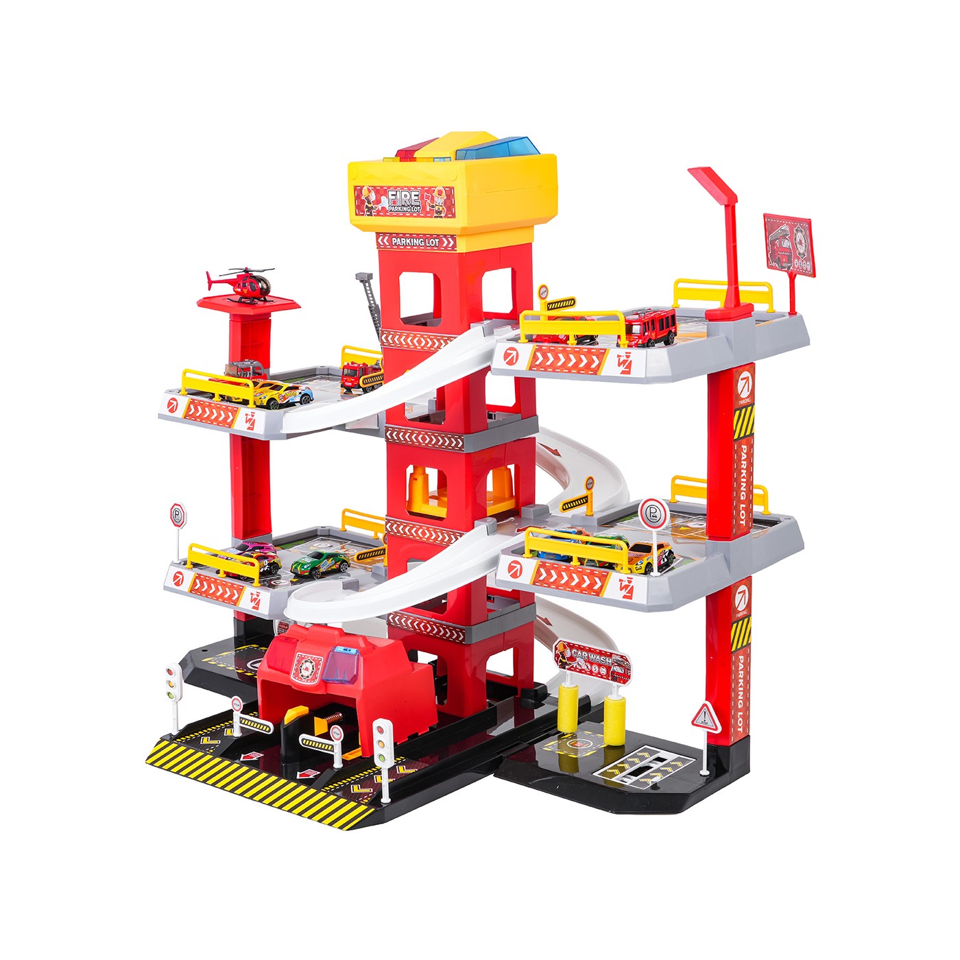 Multi-storey Fire Department Parking + Accessories