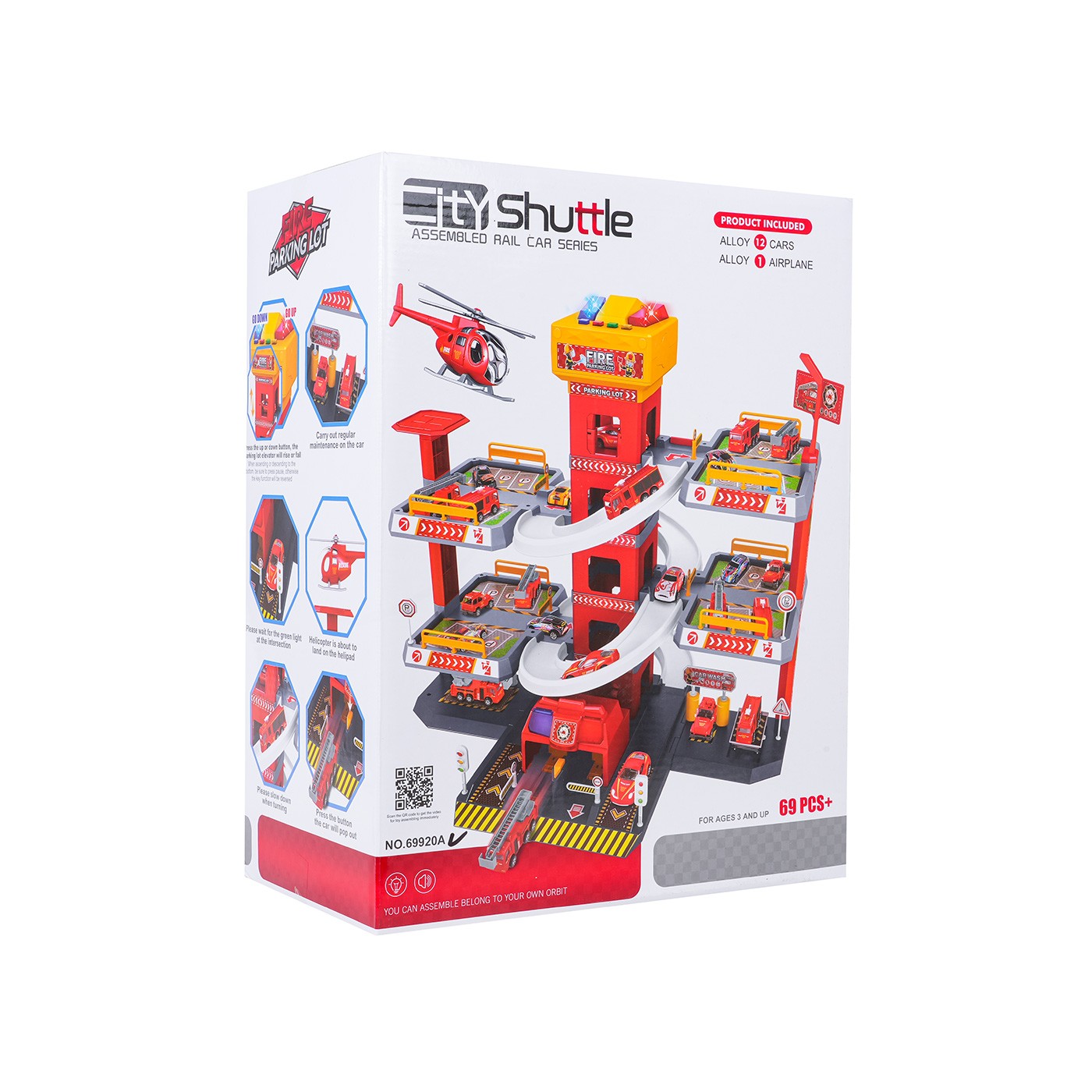Multi-storey Fire Department Parking + Accessories