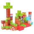 Set of Magnetic Cubes, Blocks, 102 pcs.