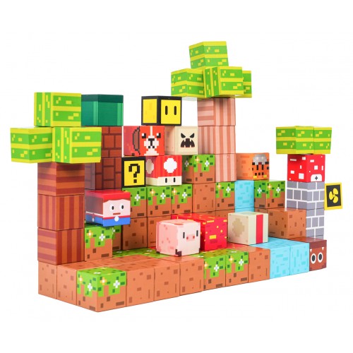 Set of Magnetic Cubes, Blocks, 84 pcs.