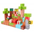 Set of Magnetic Cubes, Blocks, 84 pcs.