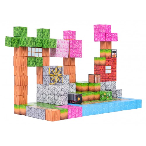 Set of Magnetic Cubes, Blocks, 200 pcs.