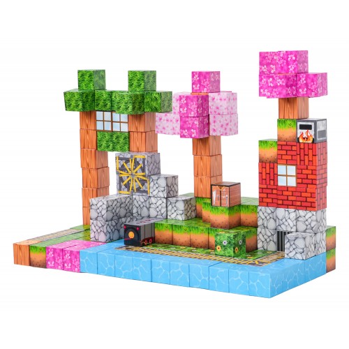 Set of Magnetic Cubes, Blocks, 200 pcs.