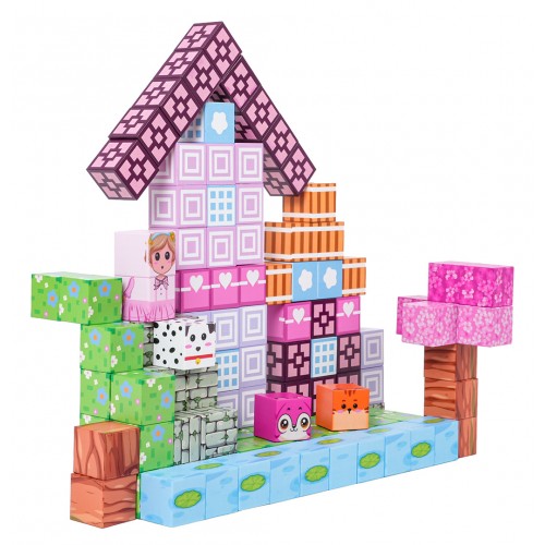 Set of Magnetic Cubes, Blocks, 110 pcs.