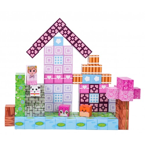 Set of Magnetic Cubes, Blocks, 110 pcs.
