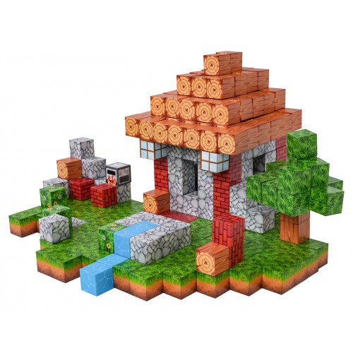Set of Magnetic Cubes, Blocks, 312 pcs.