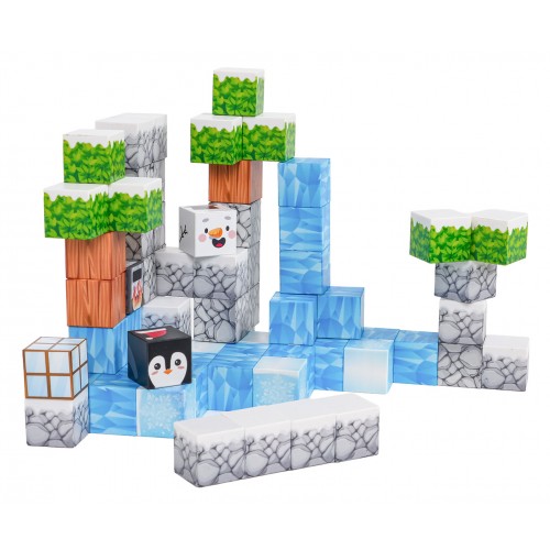 Set of Magnetic Cubes, Blocks, 66 pcs.