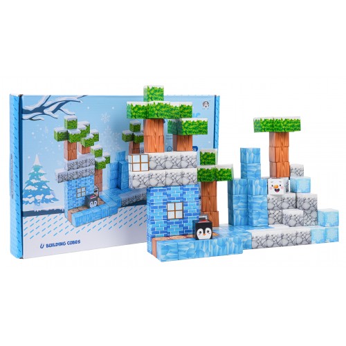Set of Magnetic Cubes, Blocks, 113 pcs.