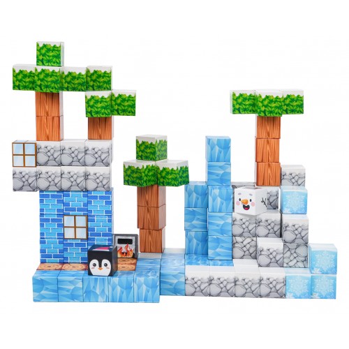 Set of Magnetic Cubes, Blocks, 113 pcs.