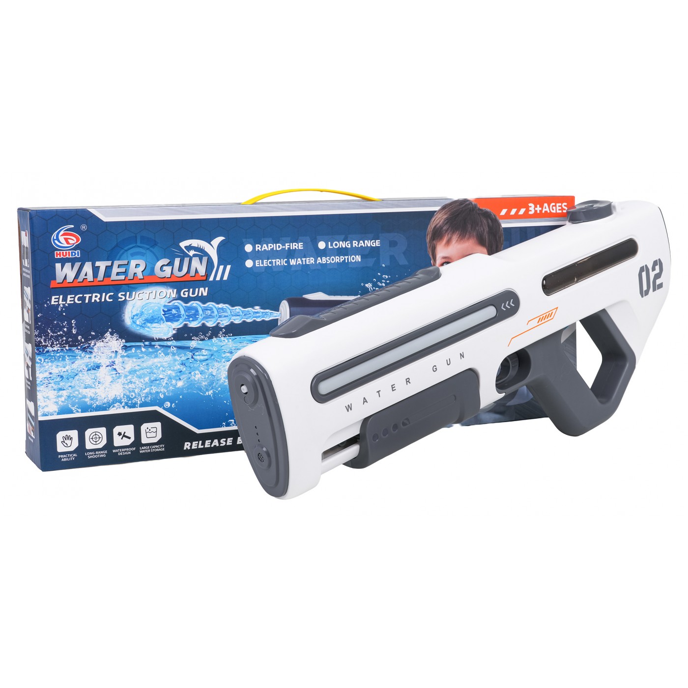 MEGA Water Gun White