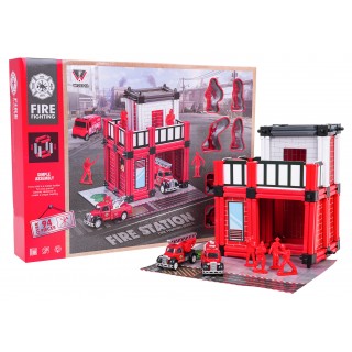 Fire Department Garage Set + Accessories and Figures